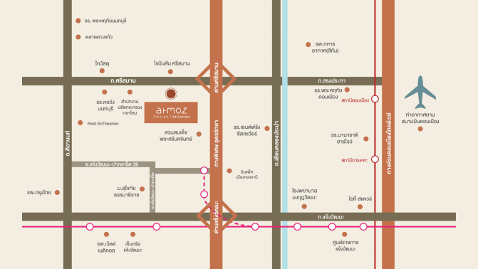 แผนที่ทำเลที่ตั้งโครงการ